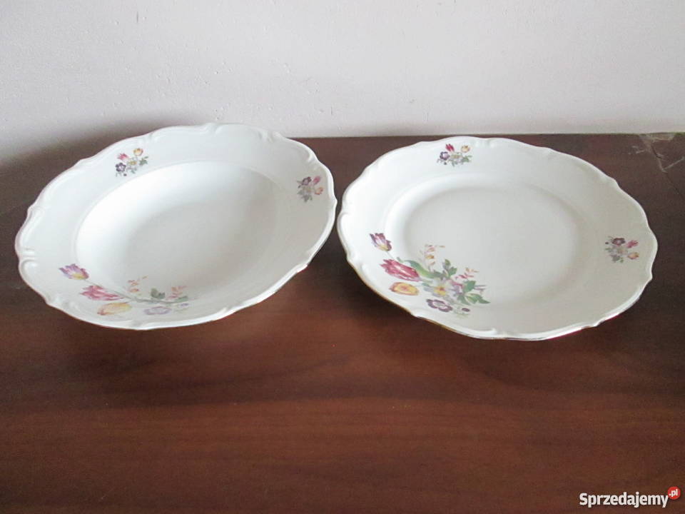 Stary serwis obiadowy CT TIELSCH Wałbrzych 1945 Borów sprzedam