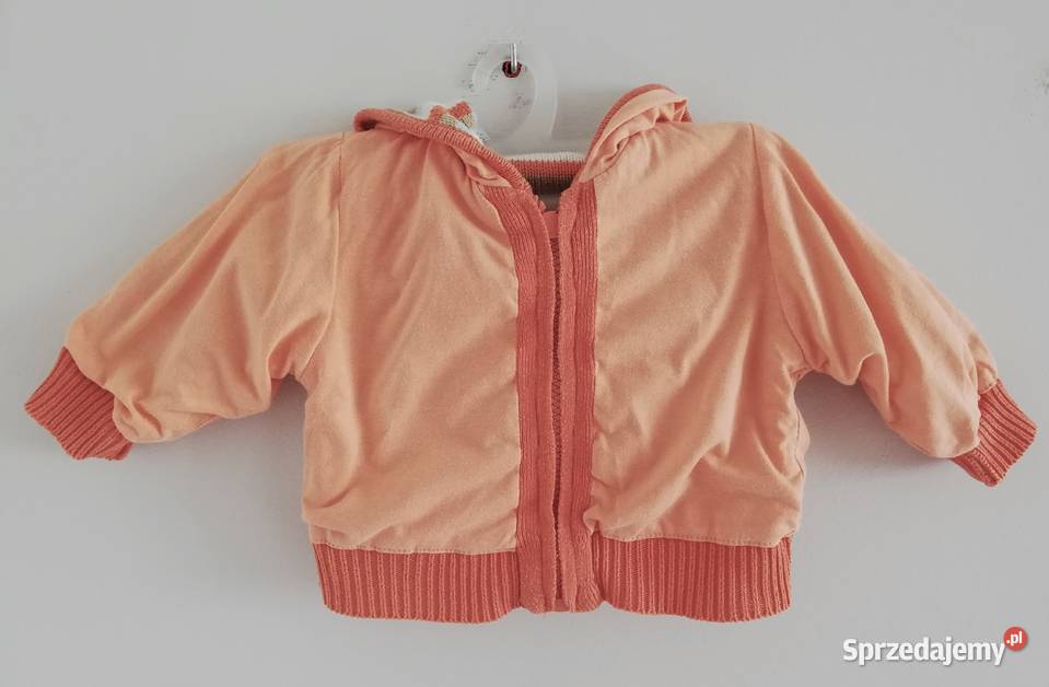Sweter ciepły z kapturem 62 GigiMatarelloo Dla Dziecka Katowice