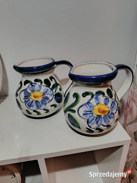 Zestaw włoska ceramika Claudio Bernini Porcelana i szkło wielkopolskie