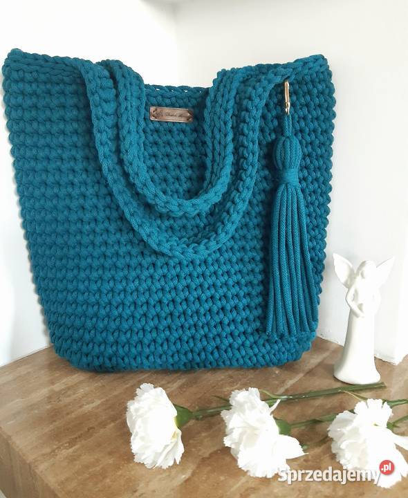 Torba ze sznurka bawełnianego shopperka Torby i torebki Łódź