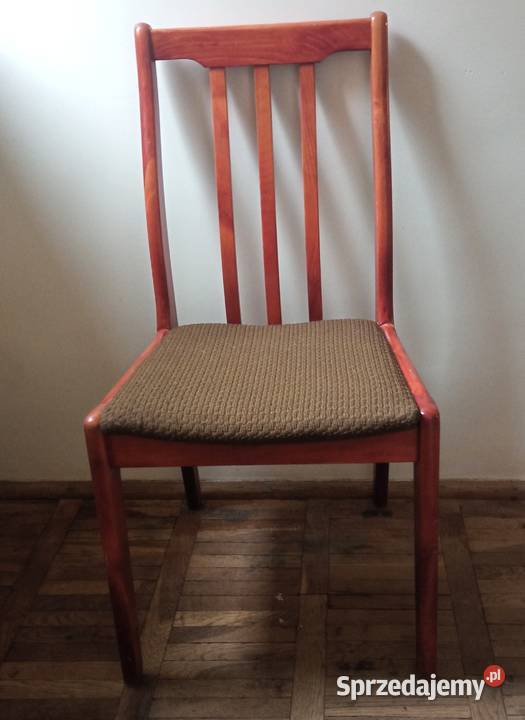 krzesło drewniane PRL