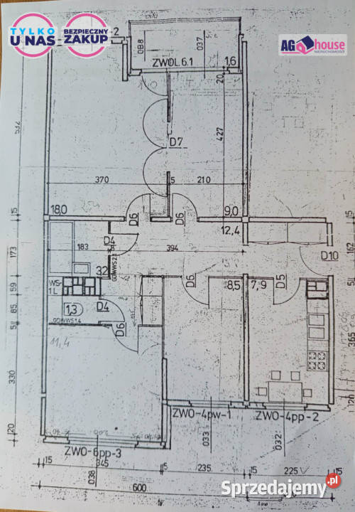 Mieszkanie na sprzedaż 72m Gdańsk Kombatantów Liczba pokoi 4