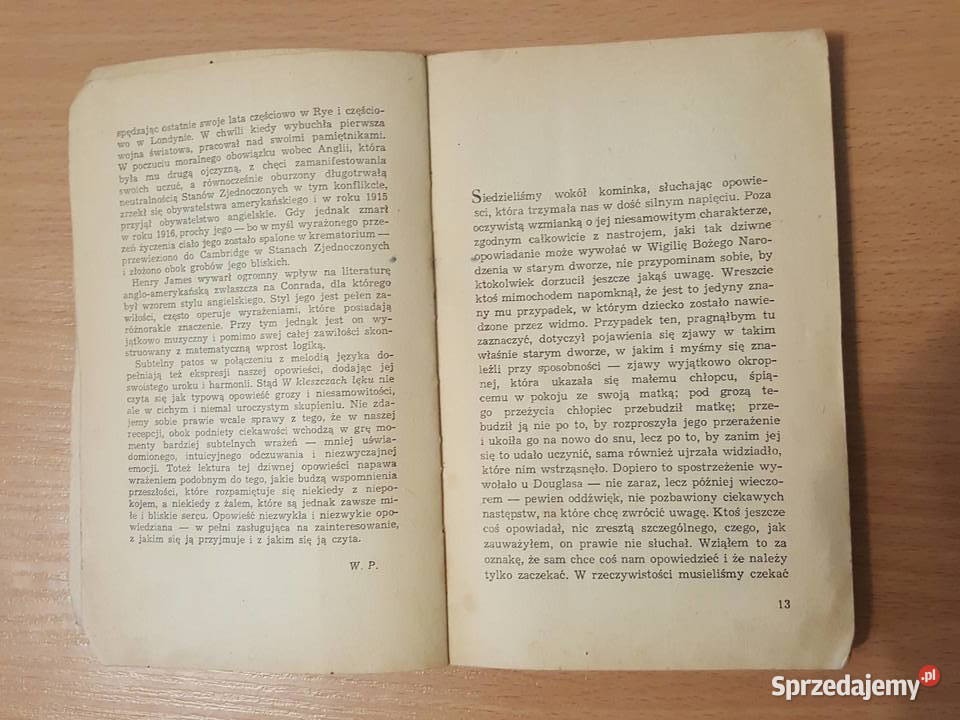 KSIĄŻKA W kleszczach lęku Henry James powieść o Proza i poezja Złotniki