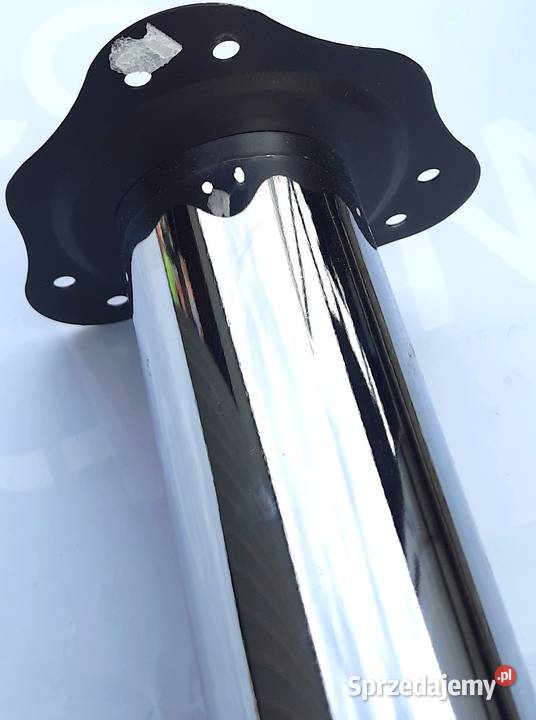 Noga do stołu blatu chrom L 820 fi 60 regulacja Gaszowice