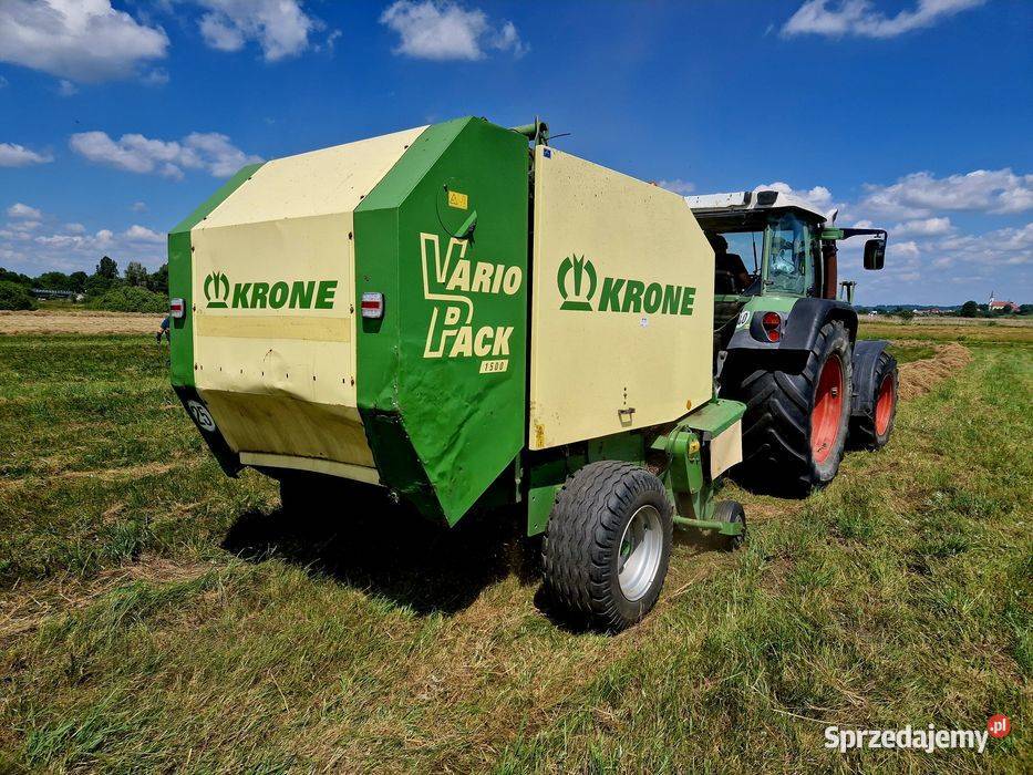 Krone VarioPack 1500 r2007 siatka sznurek rotor Dobrzyniewo Duże