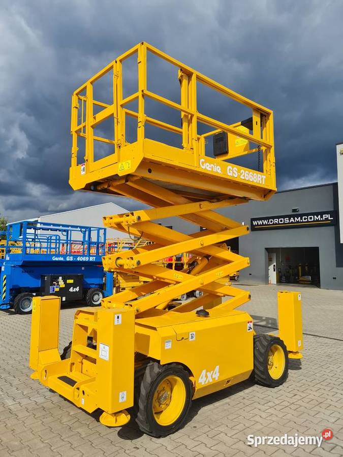 Podnośnik nożycowy spalinowy Genie GS2668RT wys Rok produkcji 2008 Dąbrowa Tarnowska sprzedam