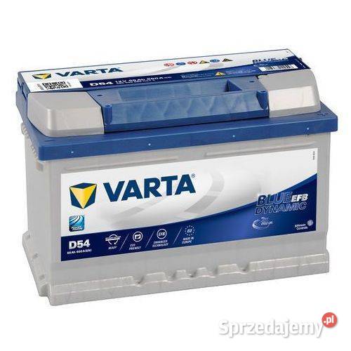 Akumulator VARTA Blue Dynamic EFB STARTSTOP D54 Części samochodowe Piotrków Trybunalski sprzedam