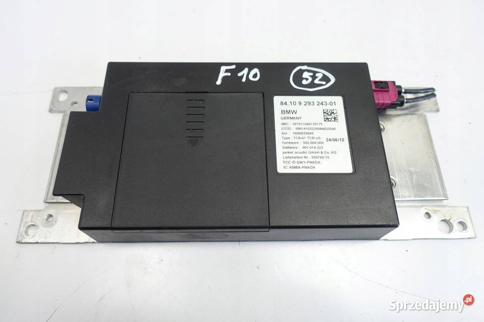 BMW F10 535 30 i TELEMATIC moduł STEROWNIK Oświetlenie Janów