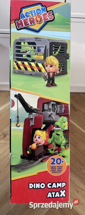 Zabawa klockami Dino Camp Atax action heroes Lubsko