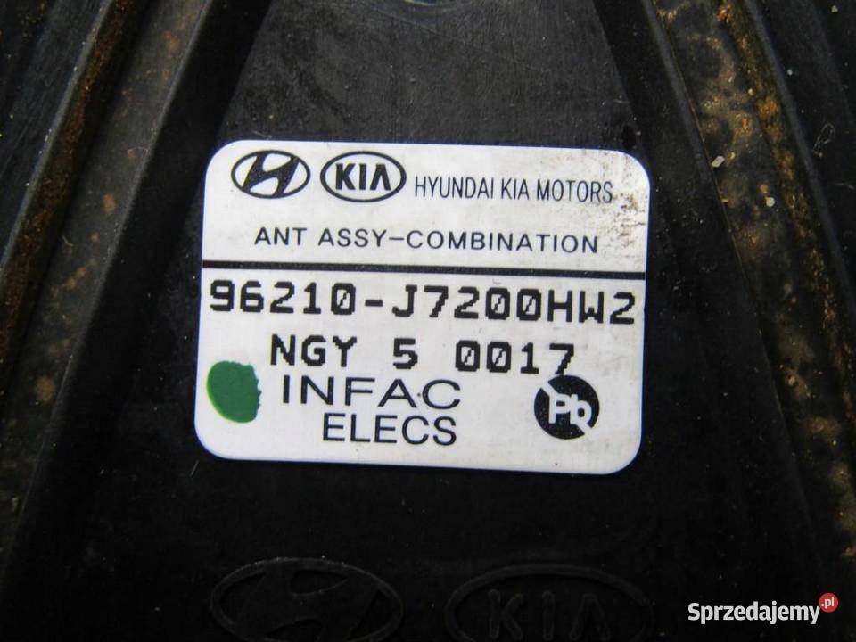 ANTENA DACHOWA PŁETWA KIA CEED III 96210J7200 osobowe sprzedam
