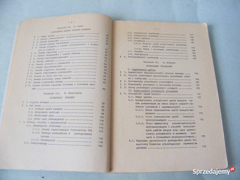 Proces karny Finanse i prawo finansowe Zbiór Rok wydania 1975 Oborniki Śląskie sprzedam