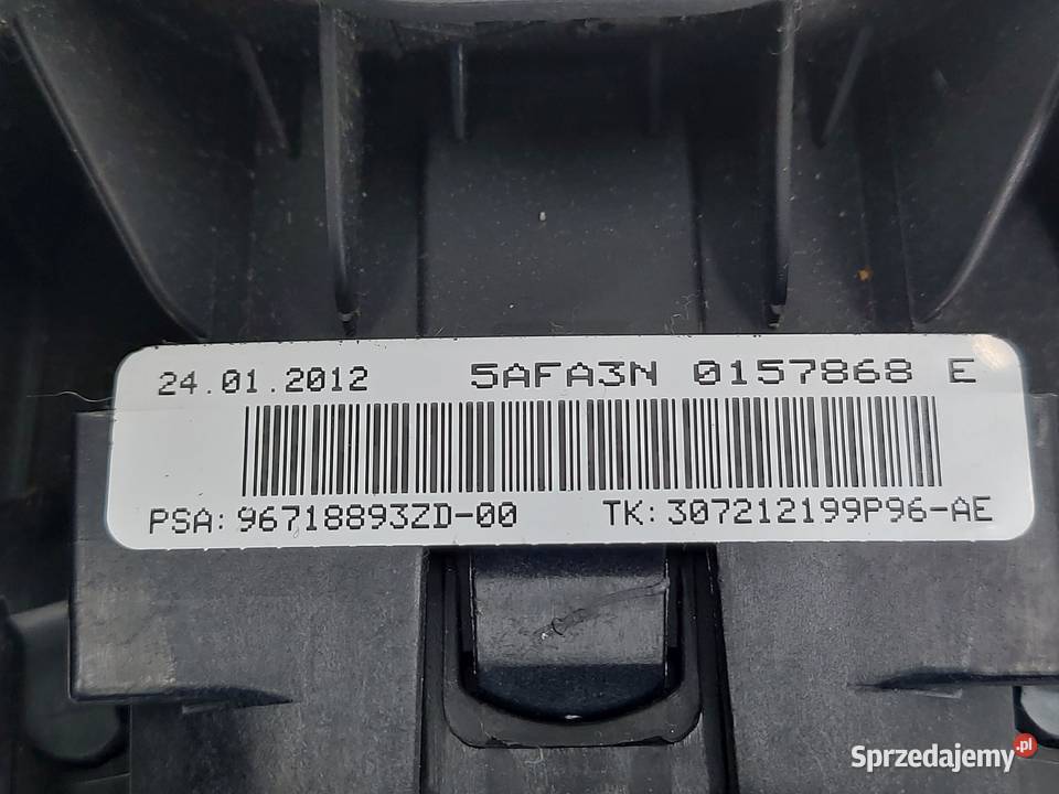 CITROEN DS3 12r poduszka AIRBAG 96718893ZD osobowe Kielce