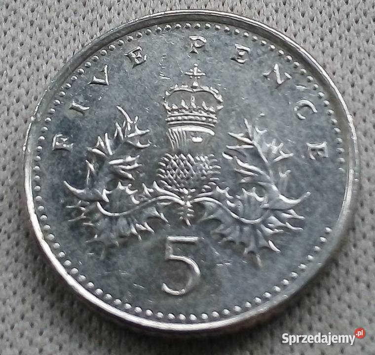 WIELKA BRYTANIAFIVE PENCE2005 r 2 sprzedam