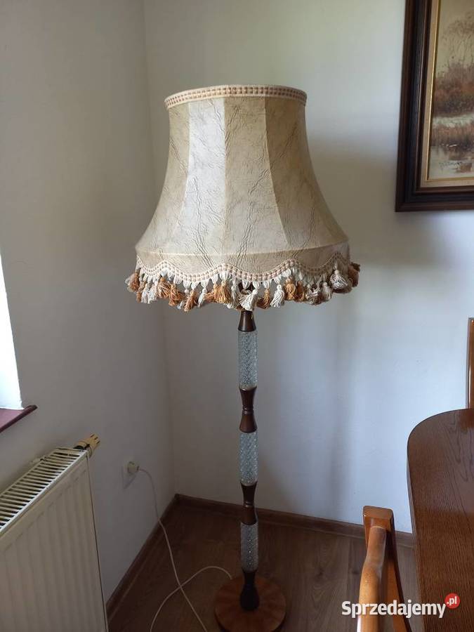 Lampa podłogowa z dużym pięknym abażurem inny kolor kujawsko-pomorskie
