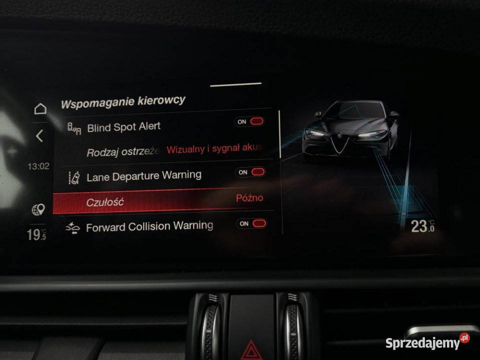 Alfa Romeo Giulia 2022r Niski przebieg FV23 2 mazowieckie Warszawa