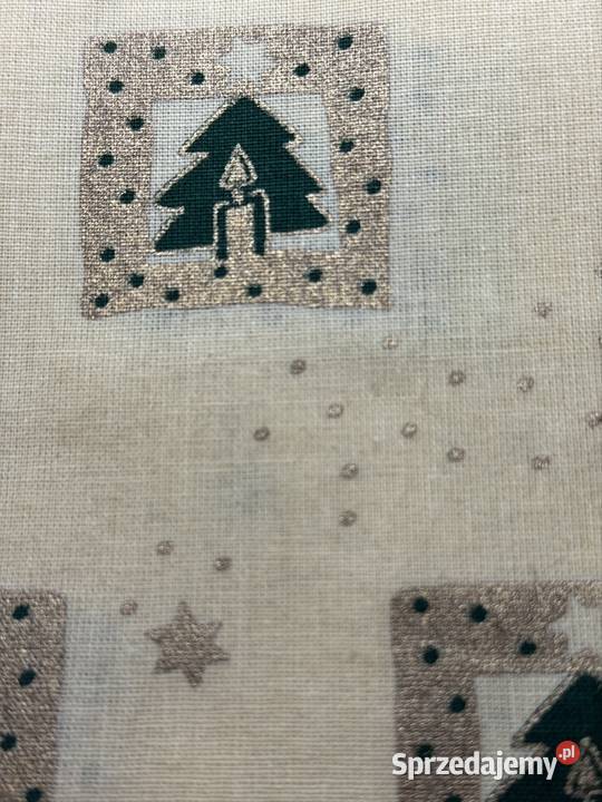 Materiał na obrus świąteczny Mielec