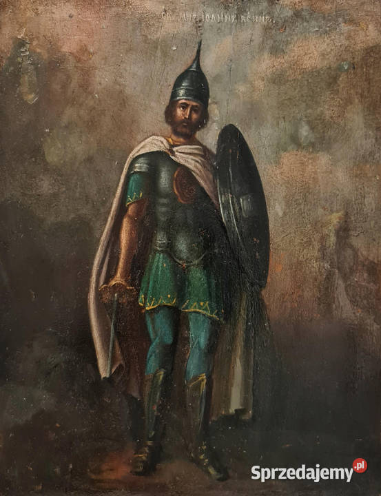 Ikona Święty Jan Wojownik 0342 Warszawa