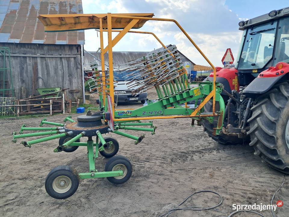 Samasz 470 zgrabiarka do boku Zgrabiarki i przetrząsacze Małyń
