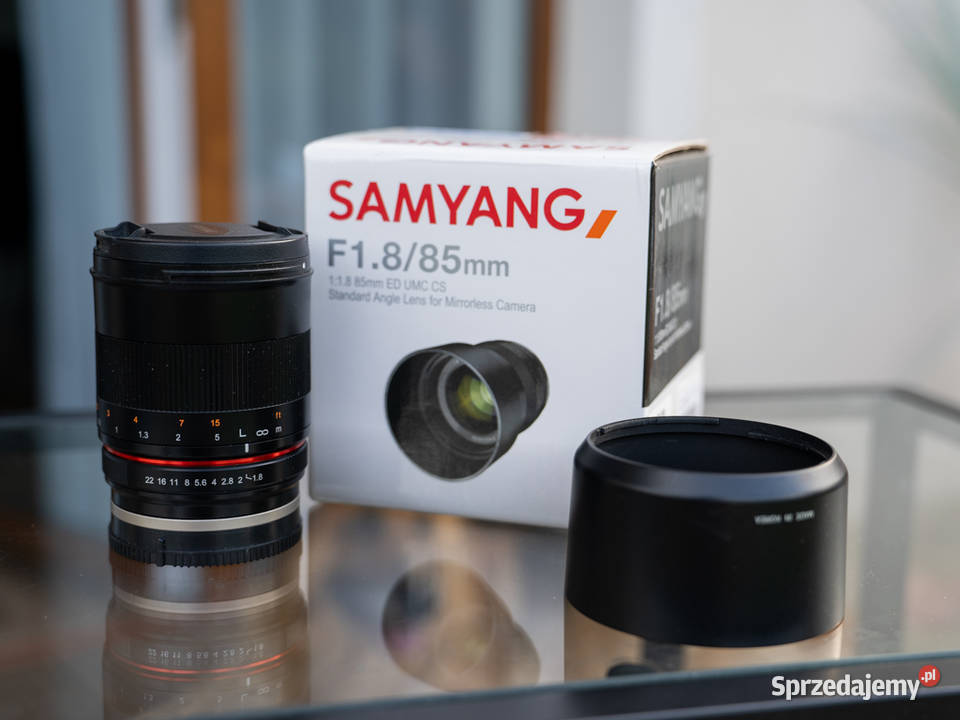 Samyang 85mm f18 APSC portretowy jasny świetny Legnica