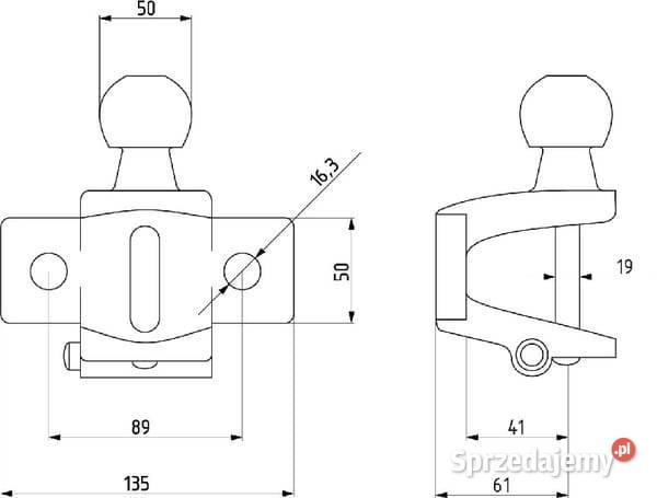 Zaczep przykręcany Z991944 Kamionna sprzedam