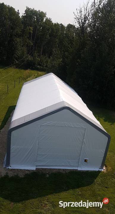 Hala namiotowa z dwuspadowym dachem 915x122m PVC dolnośląskie Wrocław