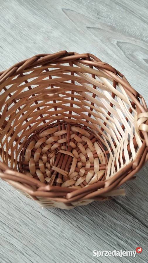 koszyczek wiklinowy mały Poznań