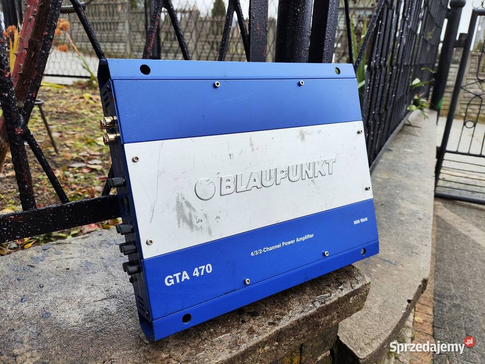 Wzmacniacz samochodowy 4 kanałowy Blaupunkt GTA