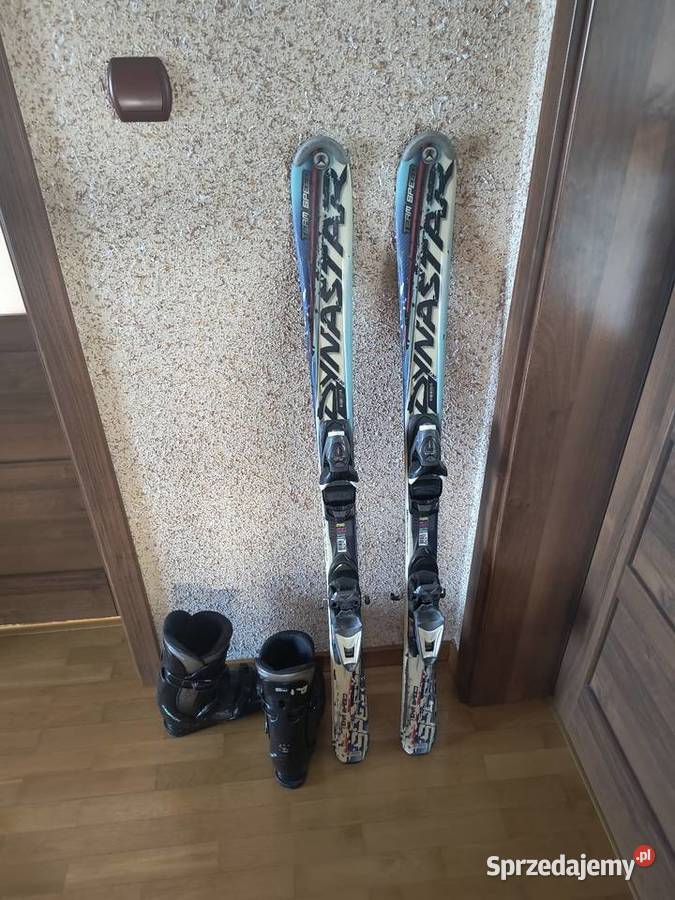 Narty buty narciarskie i kask Nowy Broniszew sprzedam