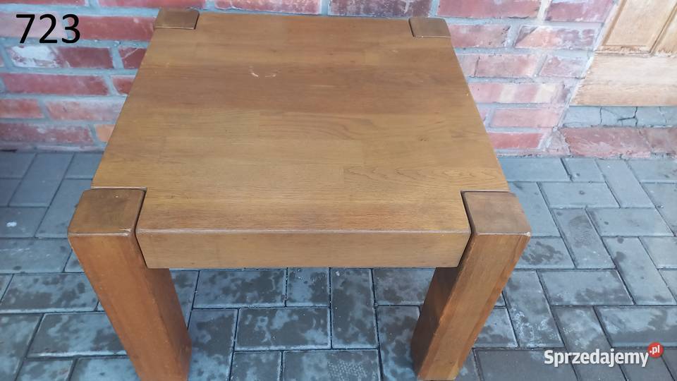 Dębowy stolik kawowy kwadratowy HH 723 Gawroniec