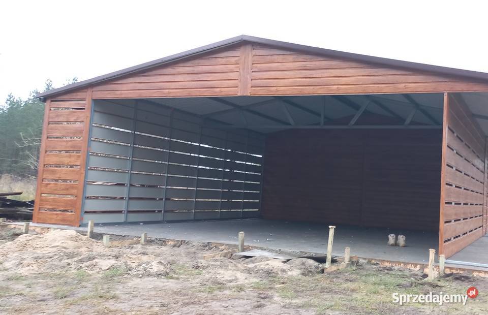 Wiata garażowa 6x6 Wiata blaszana Wieluń