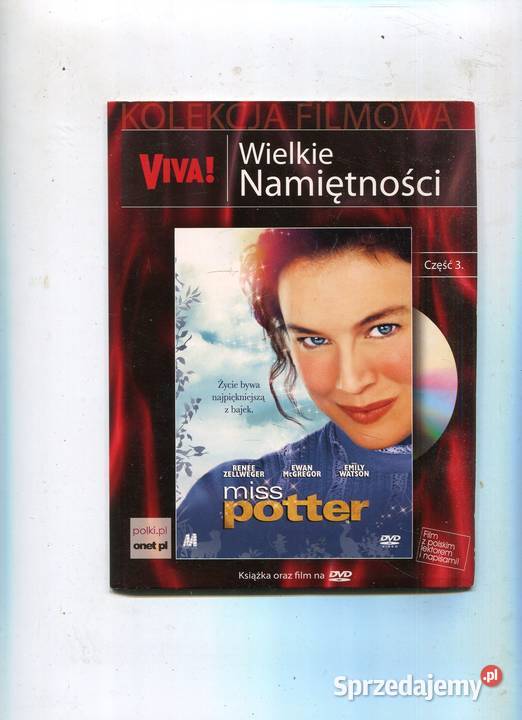 Wielkie namiętności Miss Potter Film DVD Szczecin