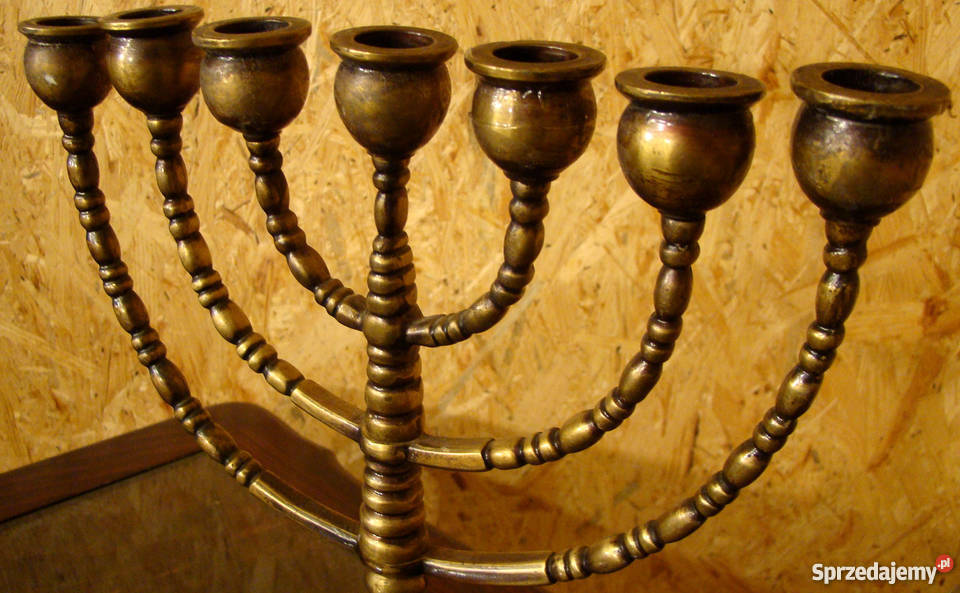 Świecznik 7 ramienny MENORA mazowieckie Warszawa