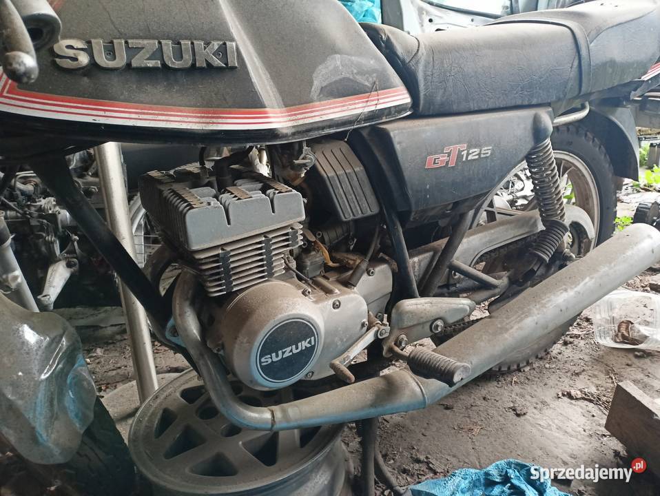 Suzuki GT125 silnik 1981 Drzewica