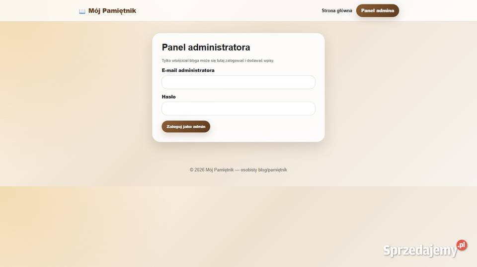 Mój pamiętnik pamiętnik online blog Dębno