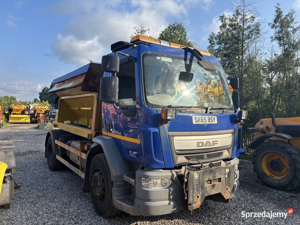 Daf lf250 4x2 schmidt 6m3 piaskarka solarka pług Ropczyce sprzedam