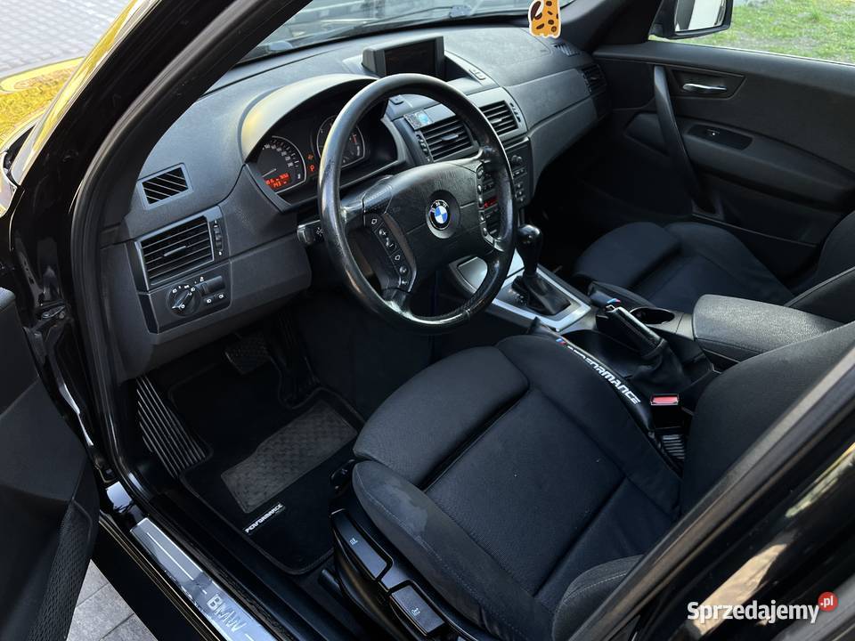 BMW X3 30D Automat 2005r Czarna Zadbana diesel Toruń sprzedam