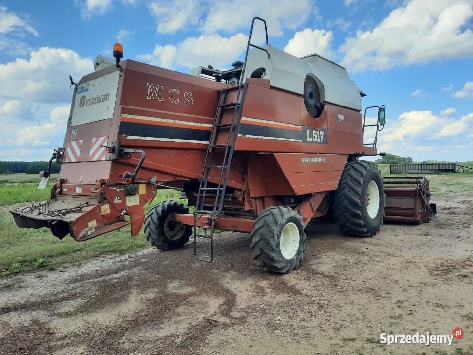 Kombajn LAVERDA L517 MCS heder z wózkiem Zbożowe Połoski Stare sprzedam