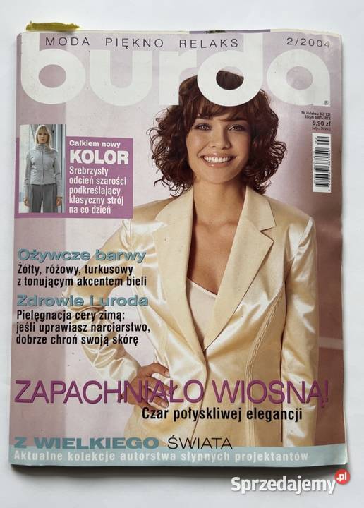 Burda Moda 22004 czasopismo szycie wykroje sprzedam
