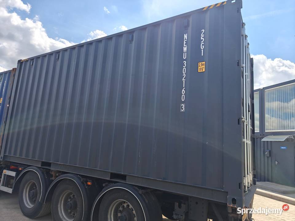 Kontener morski 20 HC One Way 6 metrowy WYSOKI Gdańsk