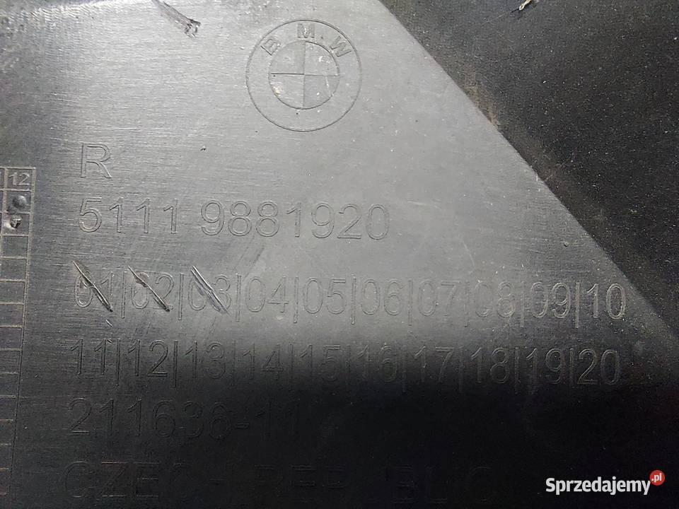BMW iX1 X1 U11 Kratka zderzaka przód prawy osobowe sprzedam