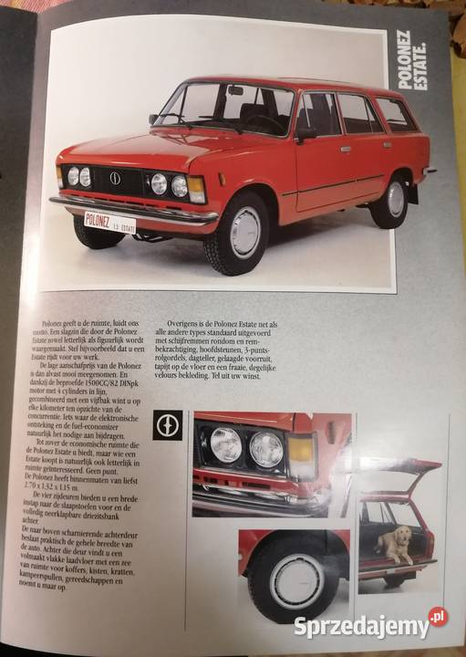 Prospekt cennik FSO Polonez Fiat 125p PRL