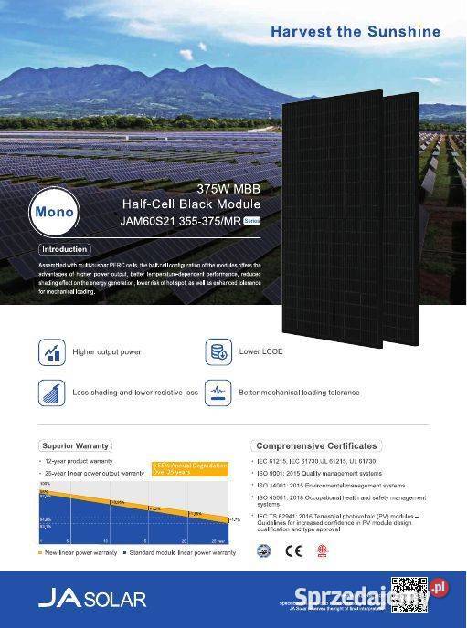 JA Solar 370W Full Black JAM60S21370MR