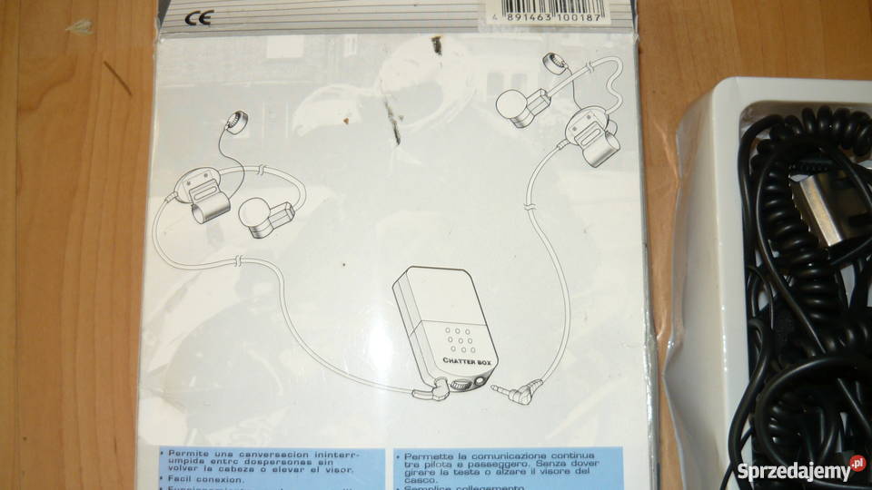 Interkom przewodowy zestaw motocyklowy Sokółka