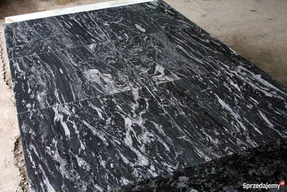 GRANIT płytki granitowe BLACK DREAM 60x60x2 dolnośląskie Niemcza