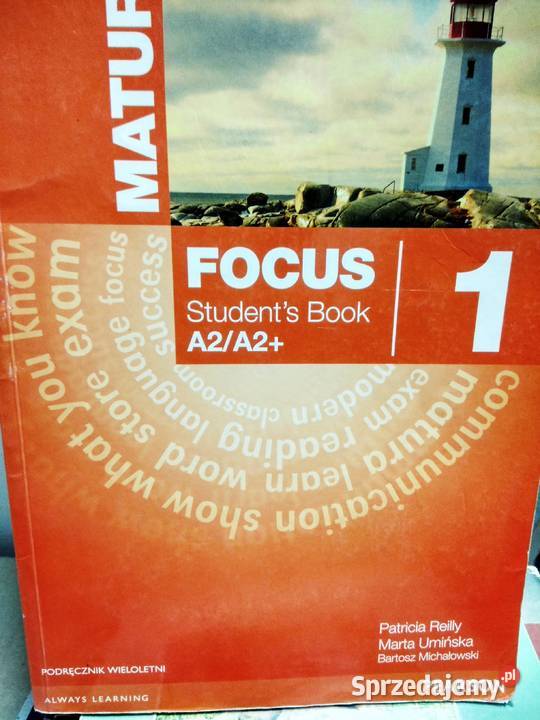 Matura focus 1 SB angielskiego książki outlet mazowieckie Warszawa