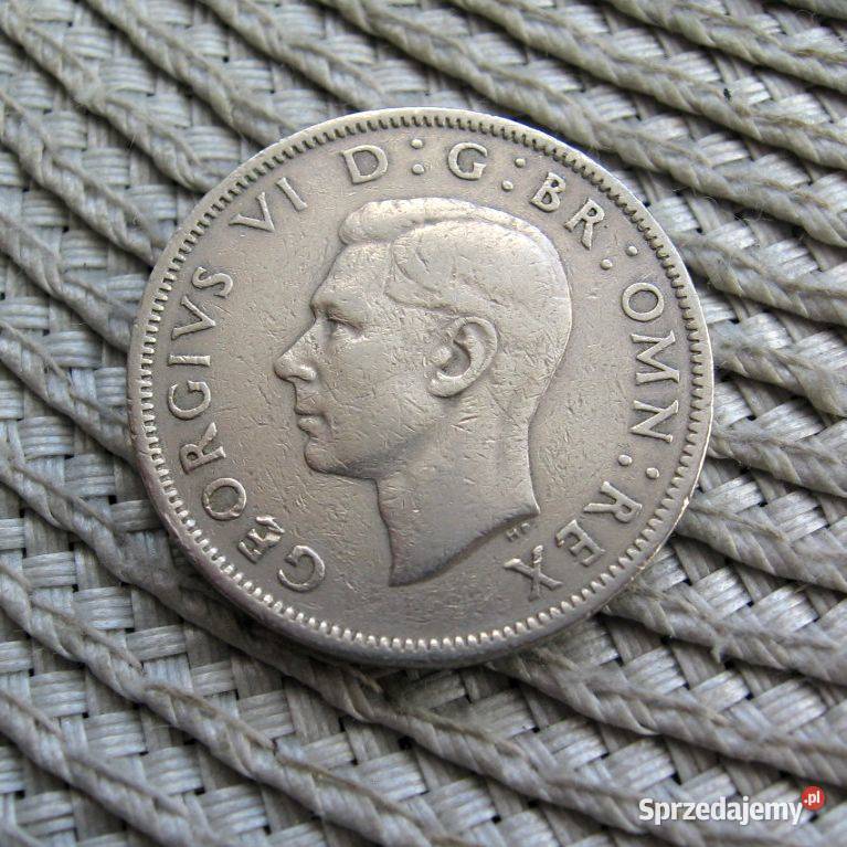 Wielka Brytania 2 Szylingi 1948r Numizmatyka Kalisz sprzedam