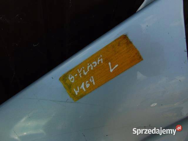 BŁOTNIK LEWY PRZÓD MERCEDES W169 osobowe wielkopolskie