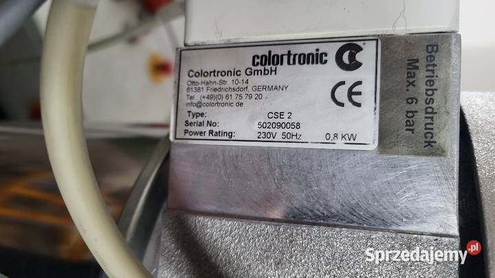 Zaciąg tworzywa podajnik granulatu Colortronic Białogard sprzedam