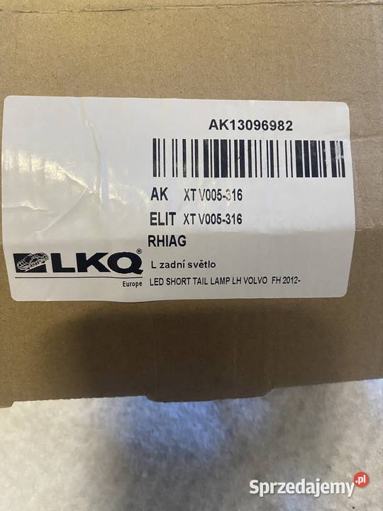 Lampa LED lewy tył Volvo FH IV 2012