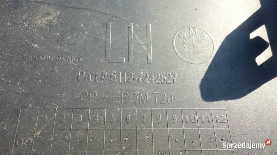 NAROŻNIK ZDERZAKA LEWY TYL BMW X5 E70 Ruda Śląska